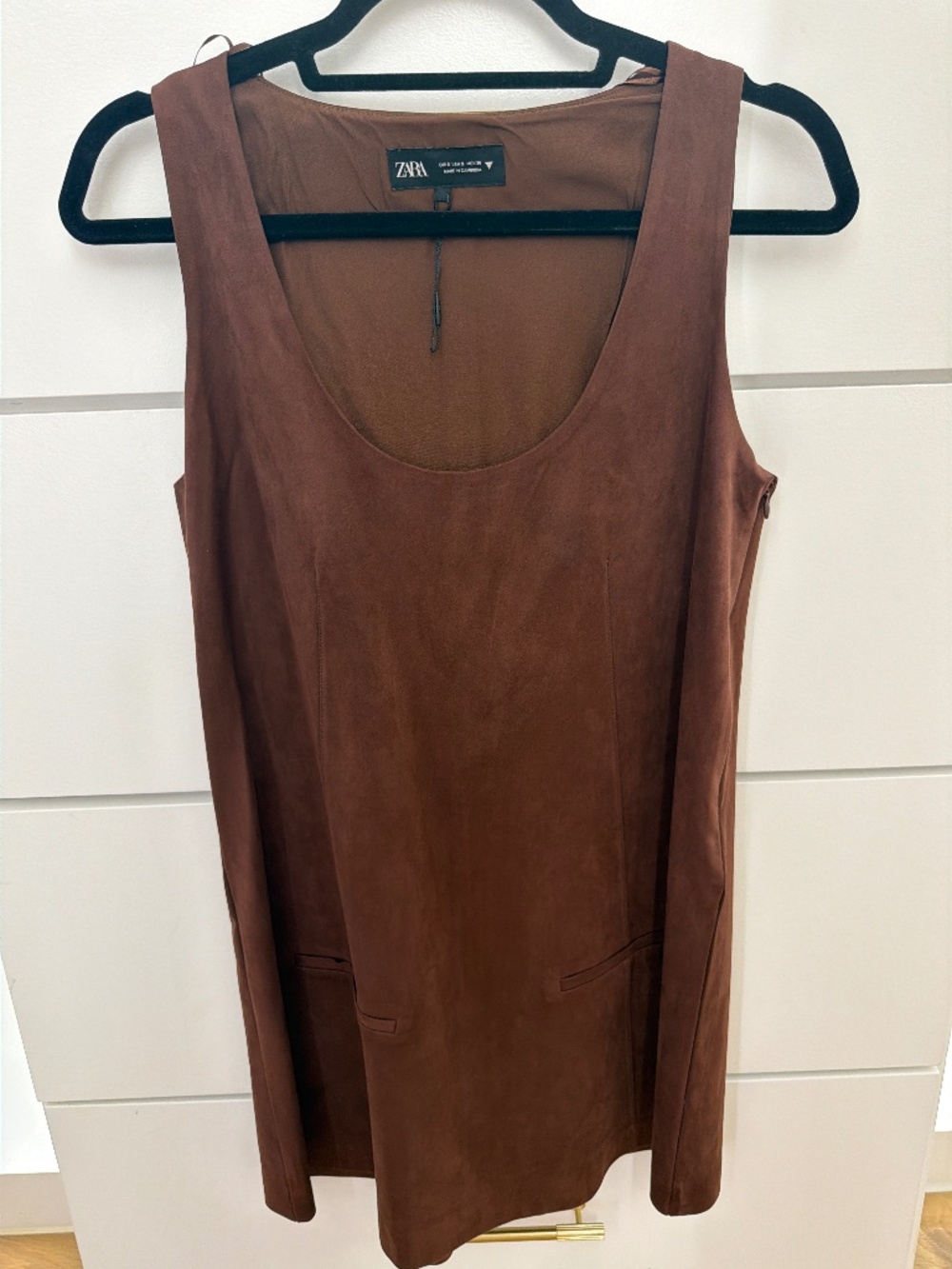 Zara Suede Style Mini Dress